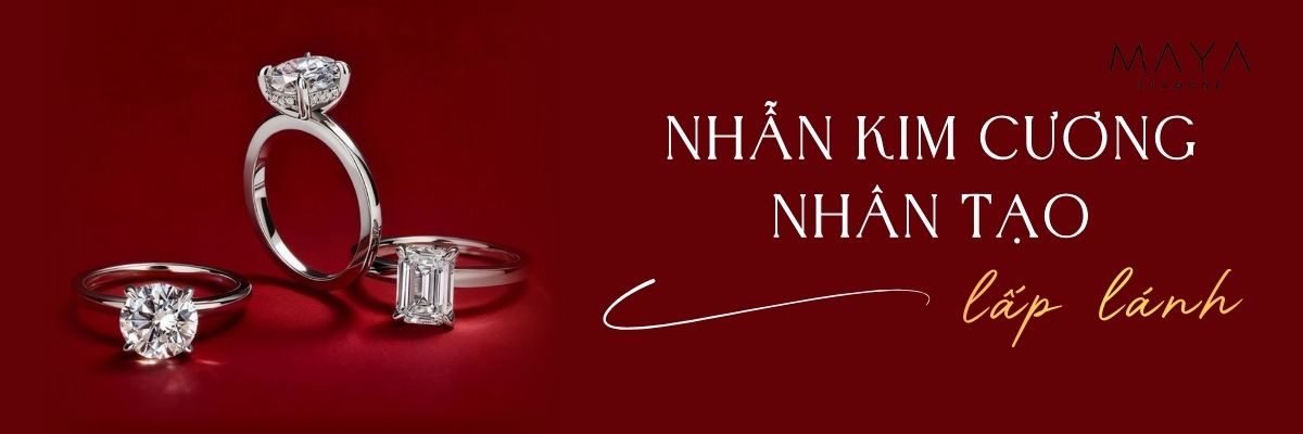 NHẪN KIM CƯƠNG NHÂN TẠO LẤP LÁNH PHONG CÁCH THỂ THAO NĂNG ĐỘNG
