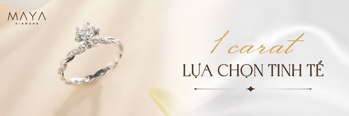 5 LÝ DO BẠN NÊN MUA NHẪN KIM CƯƠNG NUÔI CẤY 1 CARAT