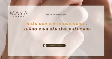 NHẪN NAM KIM CƯƠNG VÀNG - KHẲNG ĐỊNH BẢN LĨNH PHÁI MẠNH