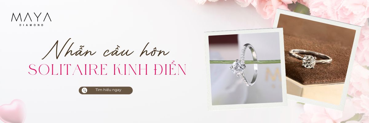 NHẪN SOLITAIRE KIM CƯƠNG CẦU HÔN - XU HƯỚNG HIỆN NAY
