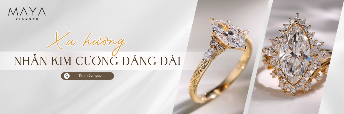 XU HƯỚNG NHẪN KIM CƯƠNG DÁNG DÀI KIỆT TÁC KIÊU SA 