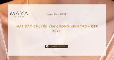 MẶT DÂY CHUYỀN KIM CƯƠNG HÌNH TRÒN ĐẸP 2025