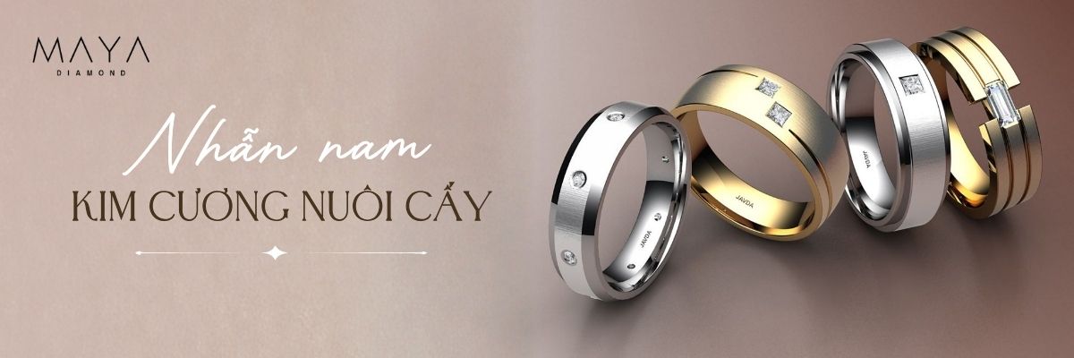 TOP 7 MẪU NHẪN KIM CƯƠNG NUÔI CẤY CHO NAM ĐÁNG MUA NĂM NAY