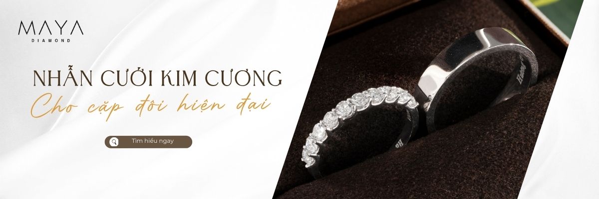 GỢI Ý NHẪN CƯỚI KIM CƯƠNG CHO CẶP ĐÔI HIỆN ĐẠI 2026