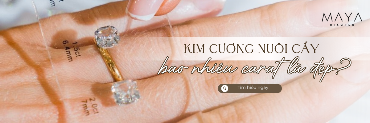 KIM CƯƠNG NUÔI CẤY BAO NHIÊU CARAT LÀ ĐẸP CHO NHẪN CẦU HÔN