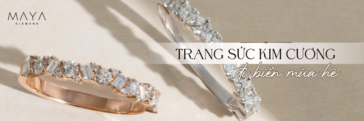 PHỐI TRANG SỨC KIM CƯƠNG ĐI BIỂN RẠNG RỠ DƯỚI NẮNG HÈ
