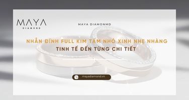NHẪN ĐÍNH FULL KIM TẤM NHỎ XINH NHẸ NHÀNG TINH TẾ ĐẾN TỪNG CHI TIẾT