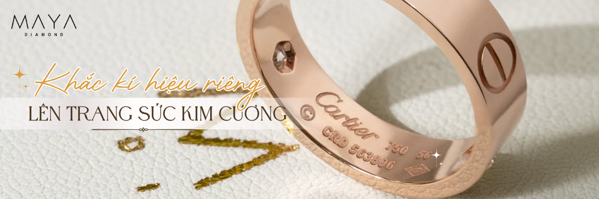 KHẮC KÍ HIỆU RIÊNG LÊN TRANG SỨC DẤU ẤN CÁ NHÂN ĐỘC ĐÁO 