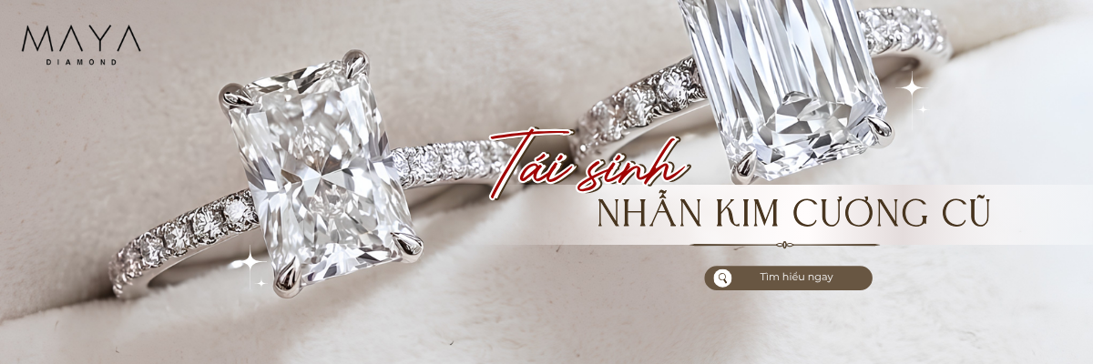 TÁI SINH NHẪN KIM CƯƠNG CŨ THÀNH TUYỆT TÁC TRANG SỨC MỚI