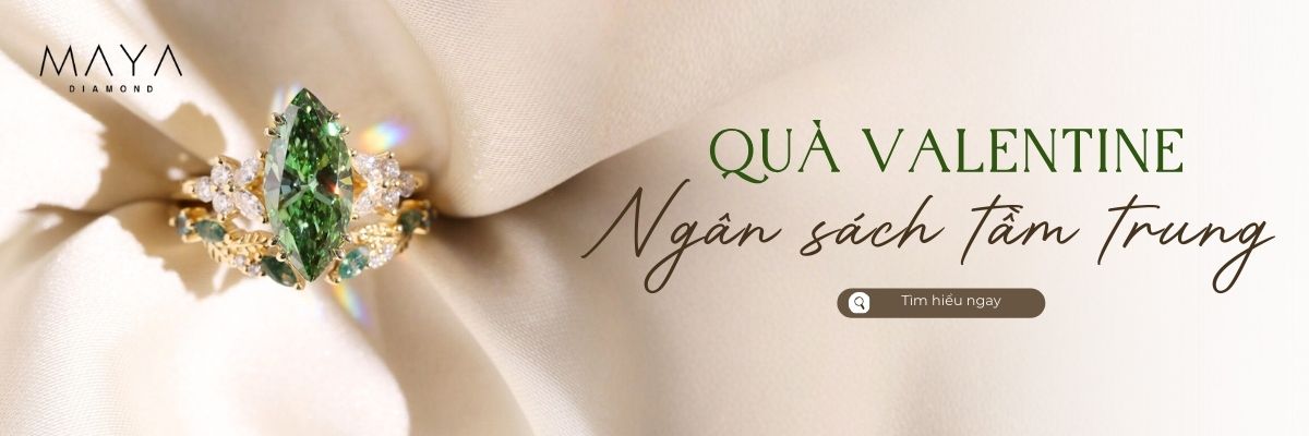 TẶNG QUÀ VALENTINE KIM CƯƠNG TINH TẾ VỚI NGÂN SÁCH TẦM TRUNG