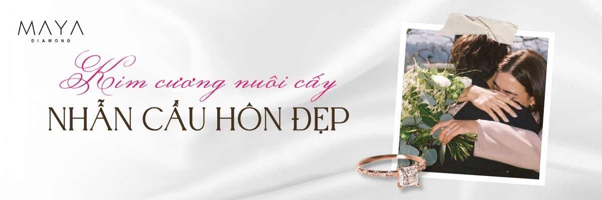 KIM CƯƠNG NUÔI CẤY CÓ HỢP ĐỂ CẦU HÔN KHÔNG?