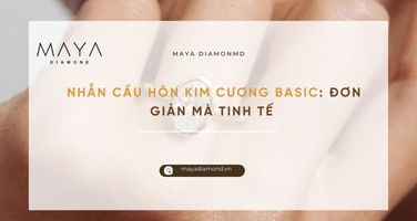 NHẪN CẦU HÔN KIM CƯƠNG BASIC: ĐƠN GIẢN MÀ TINH TẾ