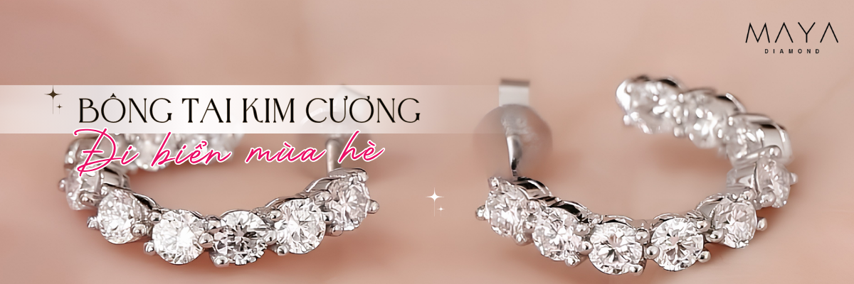 RẠNG RỠ CÙNG BÔNG TAI KIM CƯƠNG ĐI BIỂN MÙA HÈ