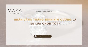 NHẪN VÀNG TRẮNG ĐÍNH KIM CƯƠNG LÀ SỰ LỰA CHỌN TỐT?