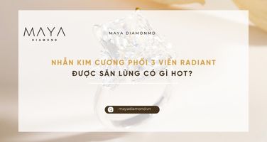 NHẪN KIM CƯƠNG PHỐI 3 VIÊN RADIANT ĐƯỢC SĂN LÙNG CÓ GÌ HOT?